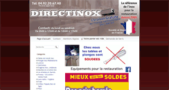 Desktop Screenshot of directinox.org